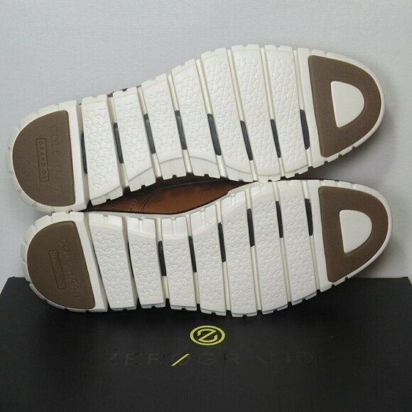 Cole Haan Zerogrand Wingtip Oxford Plain British Tan Men Shoe C35591 - Picture 7 of 13